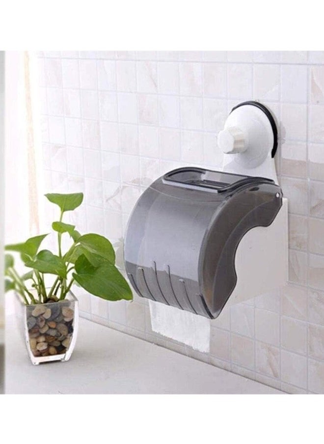 DRAMA HOME - Tissue Paper Holder With Magic Suction Cup White - Image 1