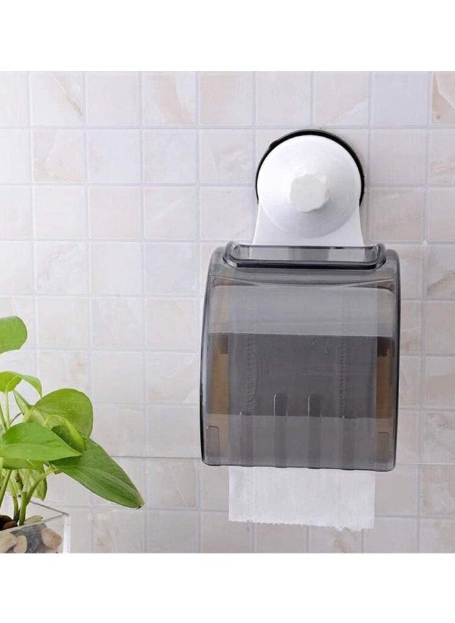 DRAMA HOME - Tissue Paper Holder With Magic Suction Cup White - Image 1