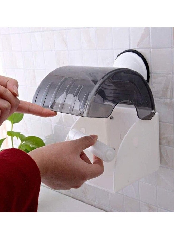 DRAMA HOME - Tissue Paper Holder With Magic Suction Cup White - Image 1
