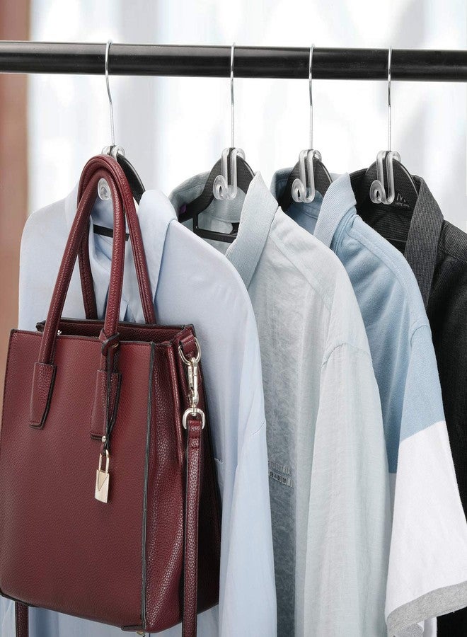 Mlici 70 Pack Connector Hooks for Hanger, Transparent Stackable Clothes Hangers with Hooks, Hanger Extender Clips Space Saving, Clear Velvet Hanger Cascading Hooks for Outfit Organizer - Image 5