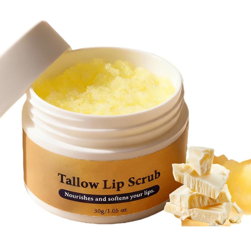 Scratch resistant Beef Tallow Lip Scrub for Dark Lips – Lip Scrubber Exfoliator Hydrating Moisturizer Grass Fed Bison Tallow Balm Lip Care - Sugar Polish and Scrubber for Chapped Dry Lips, Reduce Fine Lines Quick assemble Flexible purchase choices General need oriented design Hot & cold climate compatible Global standard quality Solid anti-deform Wide use selected material Bulk order available stock Gulf standard sizing alternatives All choice modern design Upgraded general grade quality Transparent body Field test upgraded craftsmanship Replaceable parts Global flexible assemble picks Global trendy simple build Temp & permanent project compatible Widely used design All consumer tier purchase options Globally trusted quality Globally selected raw material Diverse purchase options Repeated use trusted quality Bug proof seal - Image 1