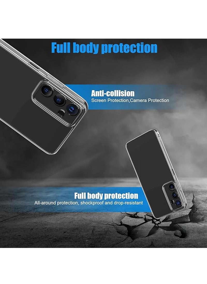 X-level Samsung Galaxy A15 5G/4G Clear Cover Case soft TPU Transparent Silicone Rubber Back Protective Case shock Absorbent Reinforced Corner for Samsung Galaxy A15 5G Clear  - Image 4