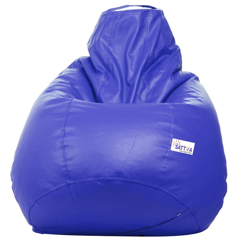 SATTVA Classy.Elegant.Stylish Sattva Classic Bean Bag Cover Without Beans XXXL Size Royal Blue 