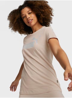 Ess+ Metallic Women T-Shirt