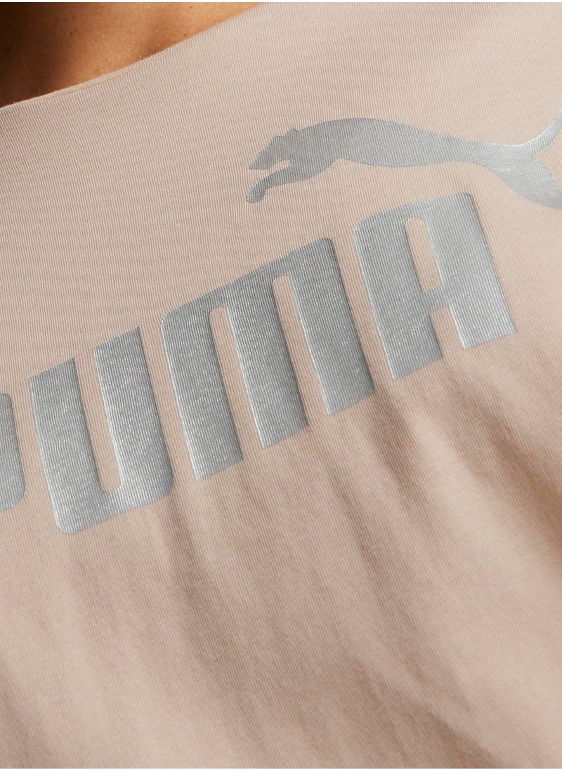 PUMA - Ess+ Metallic Women T-Shirt - Image 1