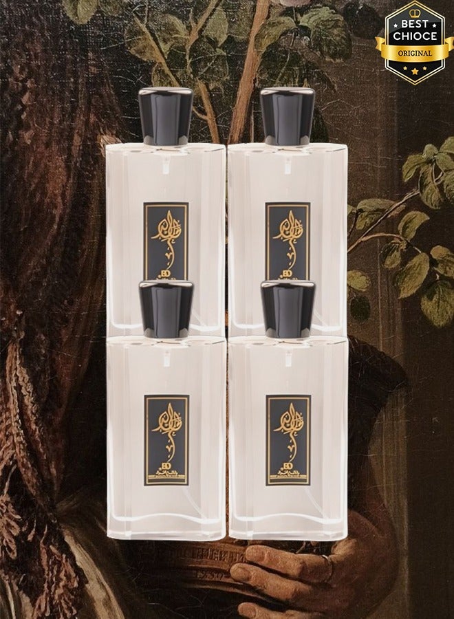 Banafa 4 Pieces Al Khalid Perfume 100ml EDP - Image 1