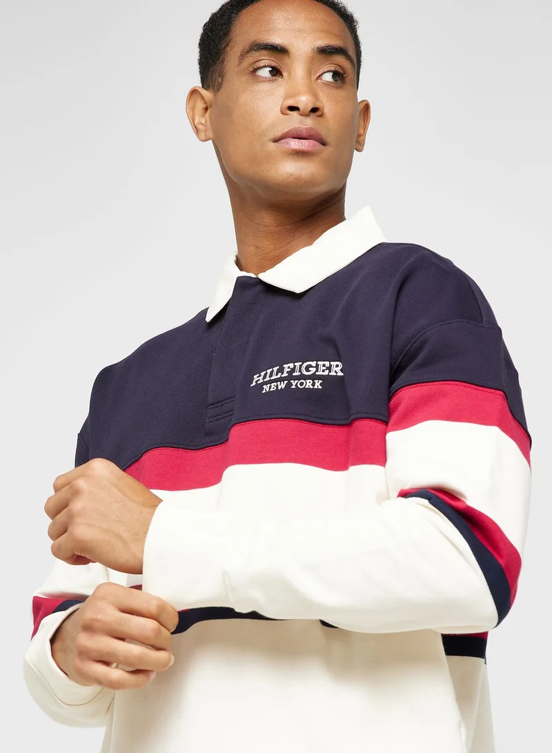 TOMMY HILFIGER Color Block Polo