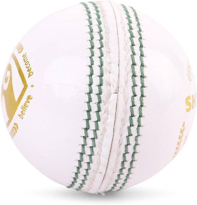 SG  Cricket Balls  SHIELD 30 White - Image 3