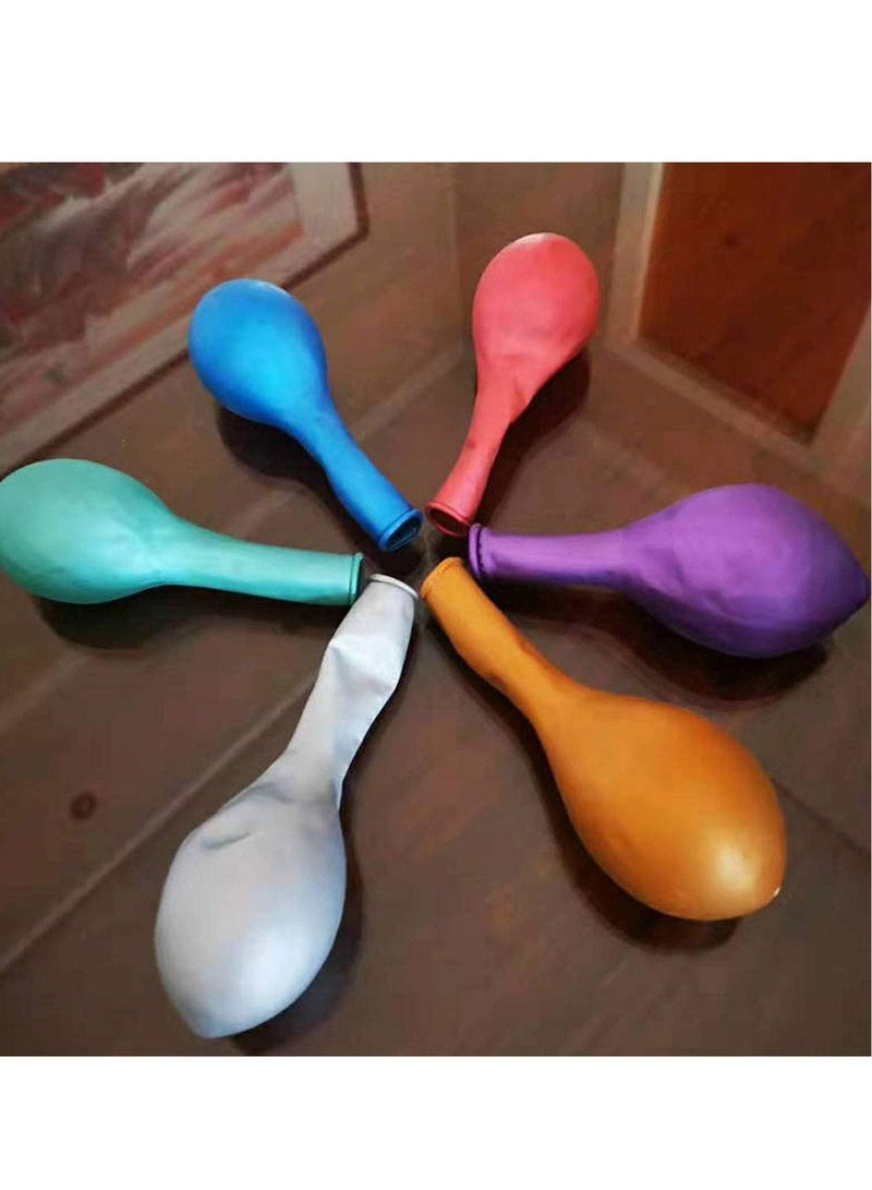 50 Pack 10 inch Multi Color Foil Balloon Party Supplies Banner Paper Garland For Happy Birthday Decoration Kids Baby Air Wedding Metallic Balloons (Multicolour) - Image 2