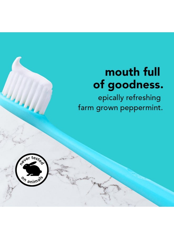 Hello Hello Antiplaque Toothpaste, Fluoride Free for Teeth Whitening with Natural Peppermint Flavor and Tea Tree Oil, Peroxide Free, Gluten Free, SLS Free, 3 Pack, 4.7 OZ Tubes  - Image 3
