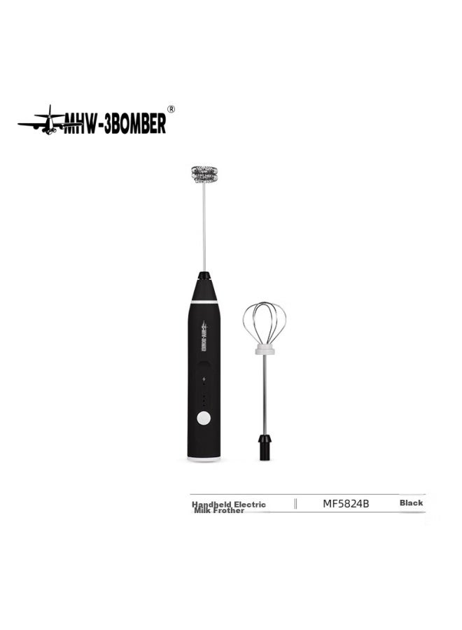 MHW-3BOMBER Mhw-3bomber Coffee Electric Portable Milk Frother, Coffee Latte Art Small Automatic Milk Frother, Handheld Foamer  - Image 2