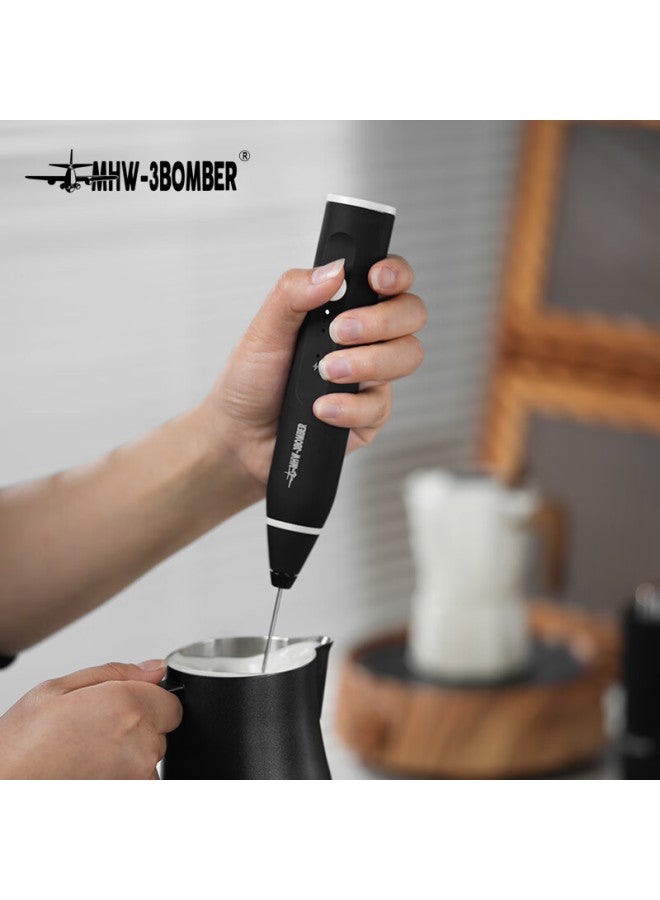 MHW-3BOMBER Mhw-3bomber Coffee Electric Portable Milk Frother, Coffee Latte Art Small Automatic Milk Frother, Handheld Foamer  - Image 4