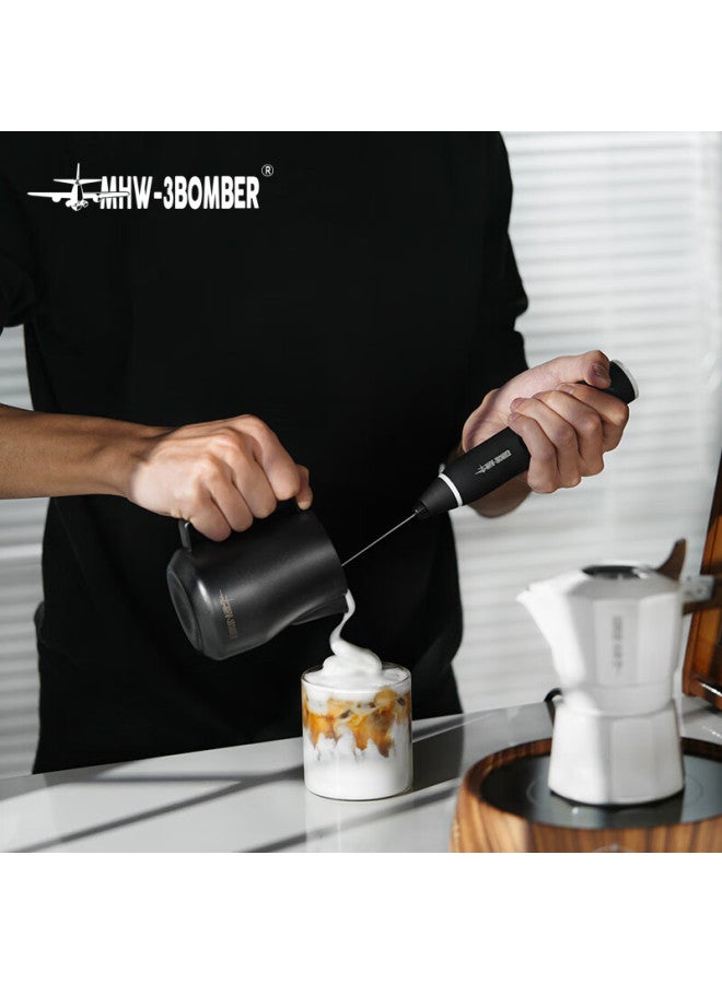 MHW-3BOMBER Mhw-3bomber Coffee Electric Portable Milk Frother, Coffee Latte Art Small Automatic Milk Frother, Handheld Foamer  - Image 3