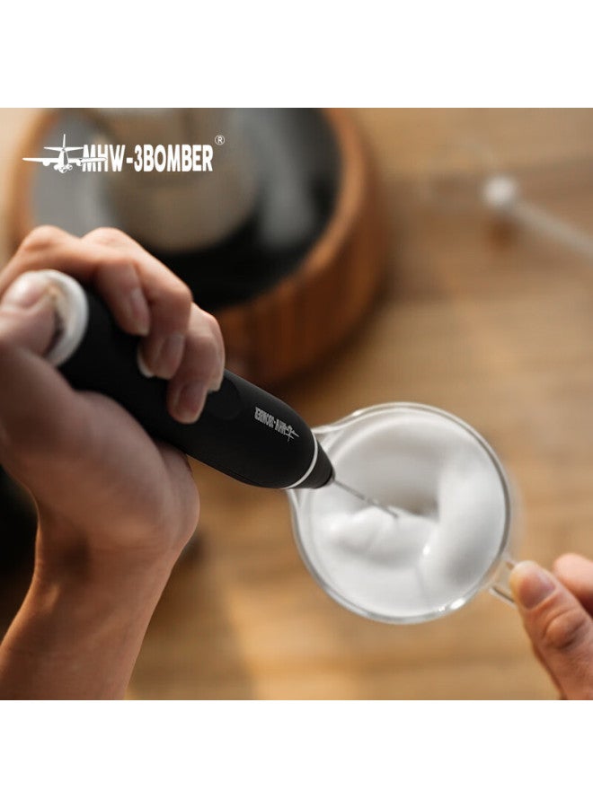 MHW-3BOMBER Mhw-3bomber Coffee Electric Portable Milk Frother, Coffee Latte Art Small Automatic Milk Frother, Handheld Foamer  - Image 5