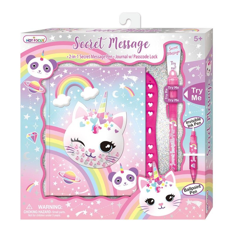 هوت فوكس مذكرة كتابة الرسائل السرية كاتيكورن - 203CAT - Image 1