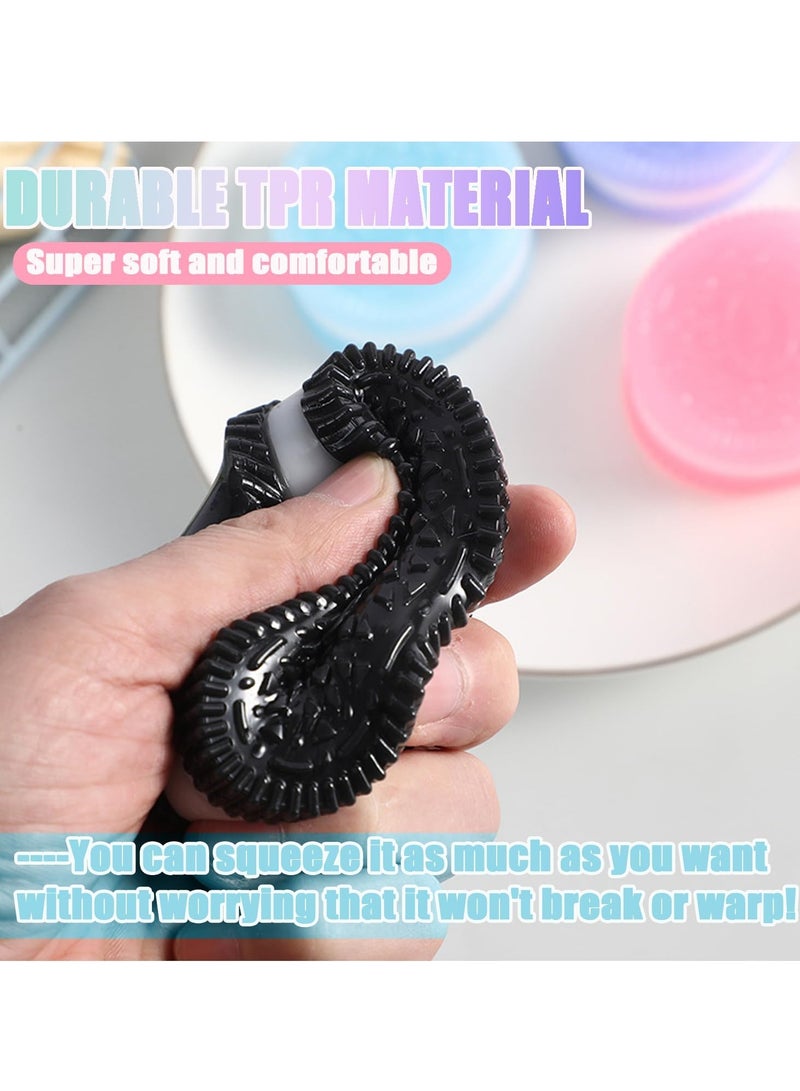 4PCS Taba Squishy oreo Stress Relief Toy, Stress Relief Squishy Squeeze Toys for Adults Kids  - Image 2