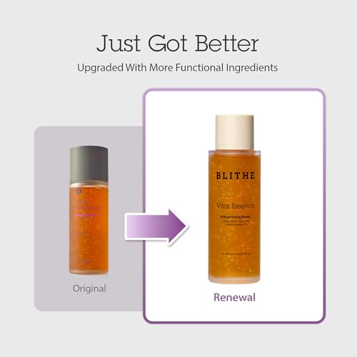 BLITHE Vital Essence 8 Beans Korean Skin Care Elasticity Skin Barrier Adenosine Vitamin E Fermented Olive Argan Oil 41 fl oz - Image 5