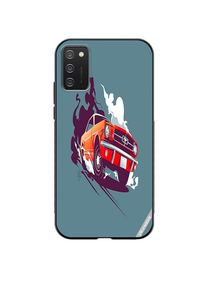 VR CREATIVE Protective Case Cover For Samsung Galaxy A03s Mustang Design Multicolour - Image 1