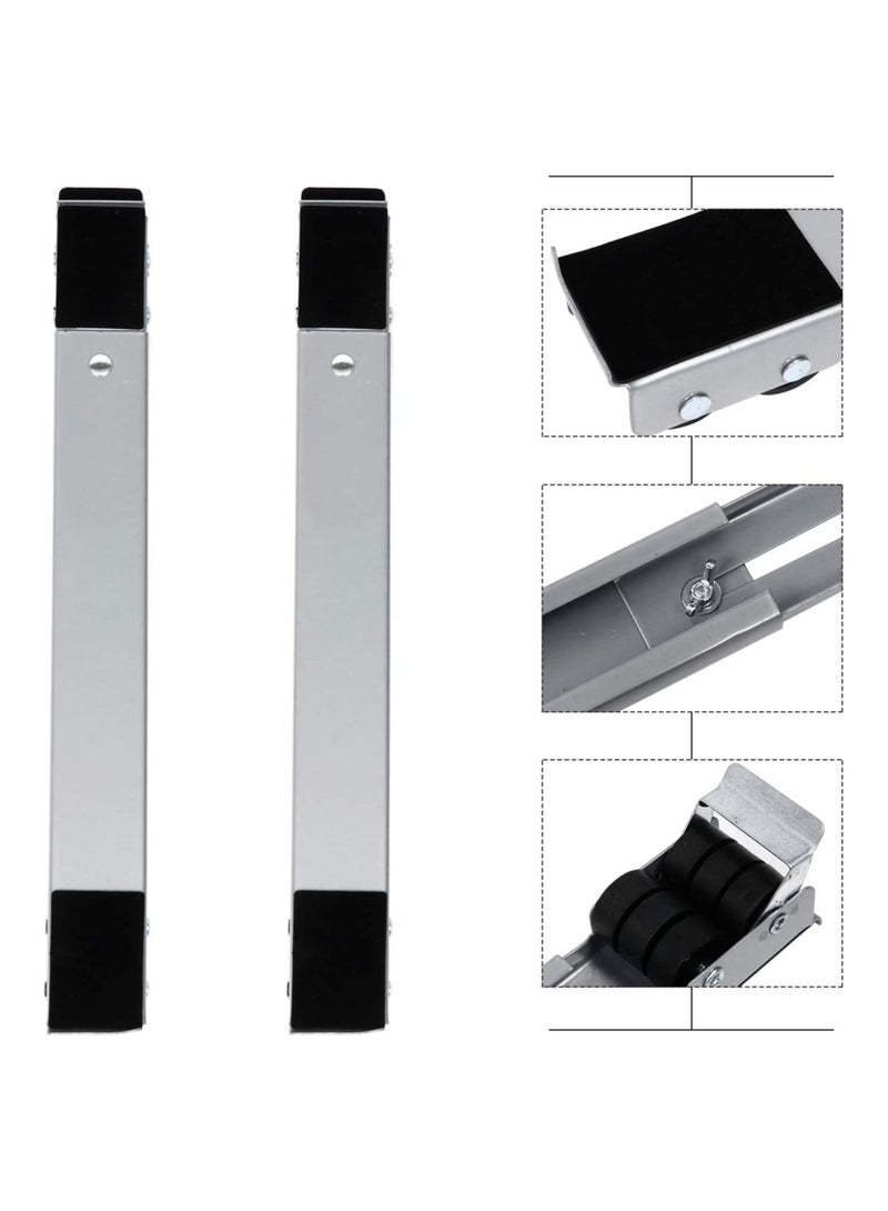 Washing Machine Stand with Wheels Adjustable Roller Base Mobile Roller Refrigerator Base Moving Cart for Dryer Fridge Furniture - Image 3