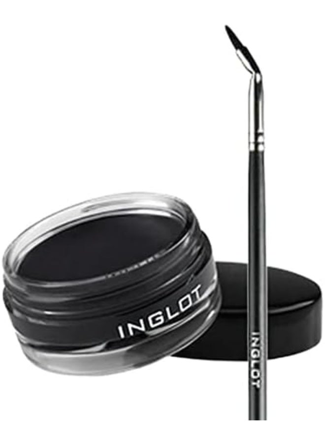 Inglot Eyeliner Gel 77 Black Eye Brush 30t Black
