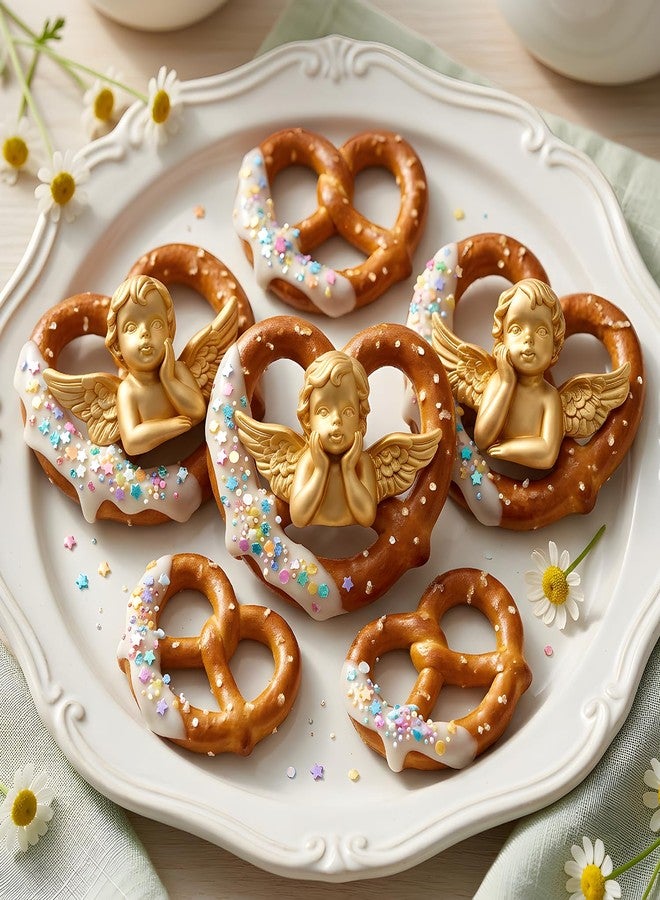 MINFEIDMS 3D Angel Baby Silicone Fondant Molds Cherub Candy Mold For Cake Decorating Cupcake Topper Chocolate Gum Paste Polymer Clay - Image 5