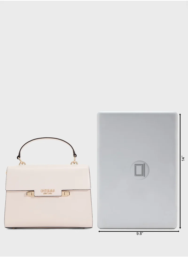 GUESS Eco Aldith Top Handle Flap
