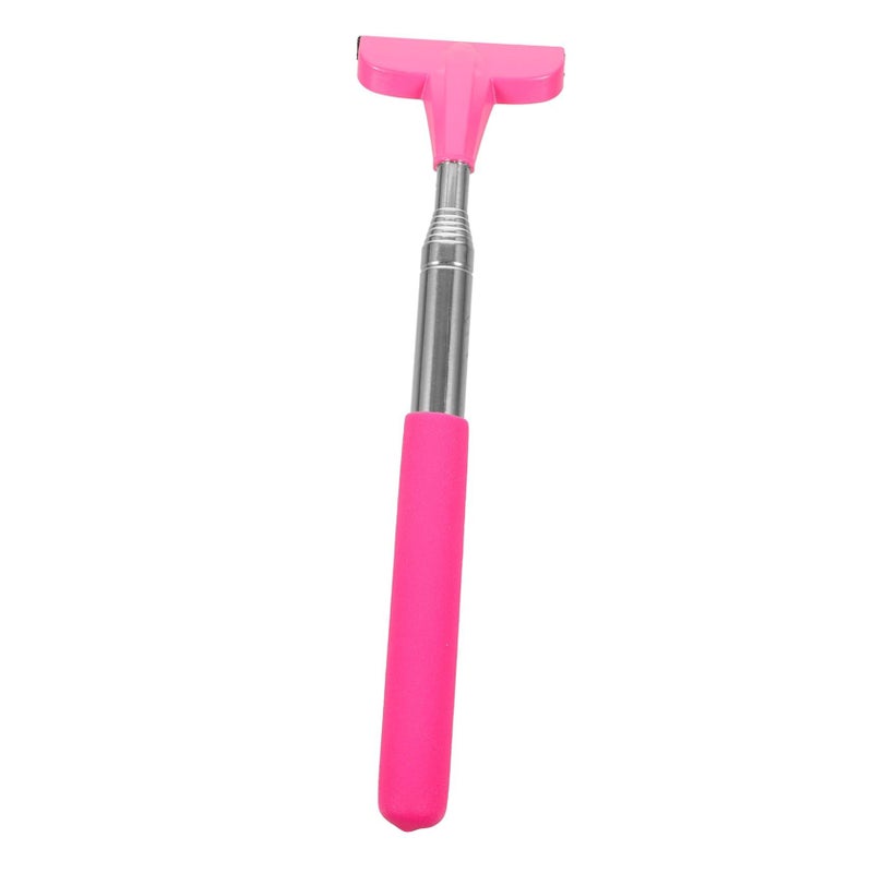 Car Rearview Mirror Wiper Squeegee Windshield Cleaner Prevents Fog Rain Pink - Image 1