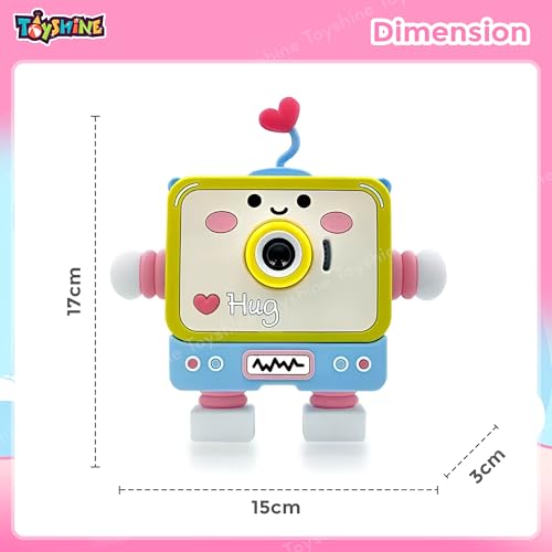 Toyshine Kids Digital HD Camera with Robot Shape Silicone Cover | Video Recording | Inbuilt in 5 Games | TFT Color Screen | Support 32GB SD Card Selfie Toys for Kids Boys Girls 3+, Multicolor - Image 5