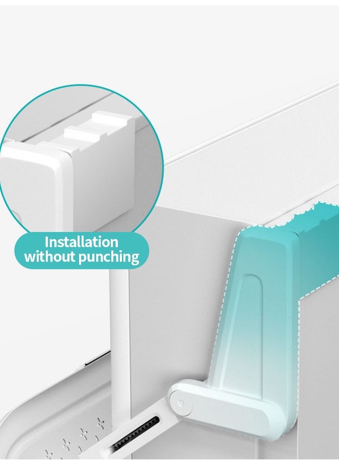 Split AC air Deflector Air Conditioner Deflector Adjustable Punch-free Anti Direct Blowing Outlet Air Baffle Windshield for Home Split Air Conditioner