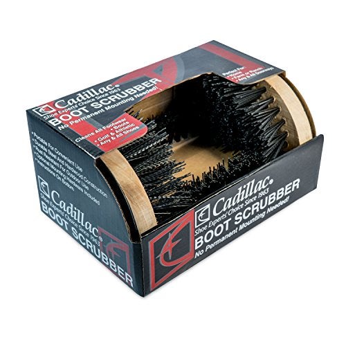 Cadillac Boot Scrubber Cleaner Shoe Brush Mountable Boot Scrubber Buffer for Boots Shoes Sneakers IndoorOutdoor Boot Scraper - Image 3
