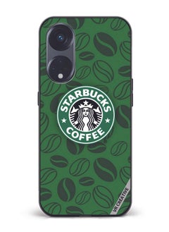 VR CREATIVE Protective Case Cover For Oppo Reno8 T 5G Starbucks 3 Design Multicolour  - Image 1