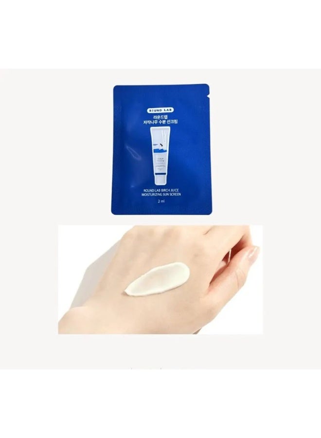 ROUND LAB Birch Juice Moisturizing Sunscreen 2 ml - Image 2