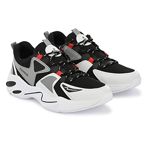 Amico Men's & Boys Multicolor Running Casual Sports Shoes (Grey, Numeric_10) - Image 3
