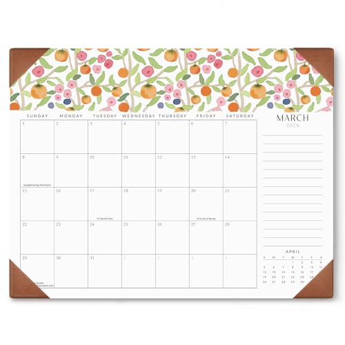 Jotsome Large Desk Calendar 2026-2027 with Desktop Pad, 18 Months Desk Pad Calendar From Now to June 2027 21''x16.5'', Desk Blotter Calendar for Home Office and School, Easy Planning - Image 1
