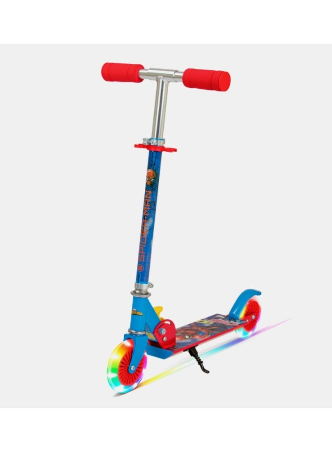 Spartan Spiderman Folding Scooter with LED Light - Image 1