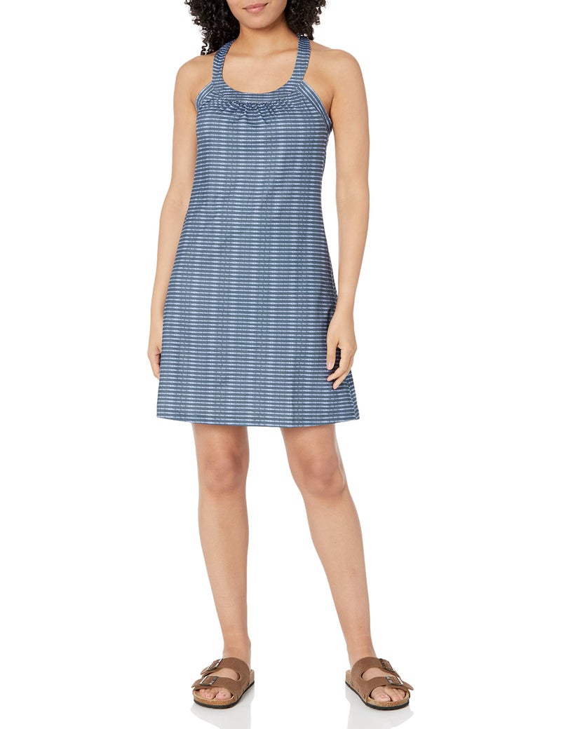 prAna Women's Cantine Dress, Grey Blue Wicker, X-Large - Image 3