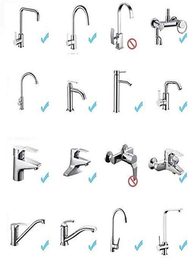 SIYANSHU 360 Degree Swivel Extension Sink Faucet Sink Aerator Flexible Faucet Sprayer Aerator Nozzle Filter Water Saving 3 Modes Adjustable Pack Of-1 - Image 4