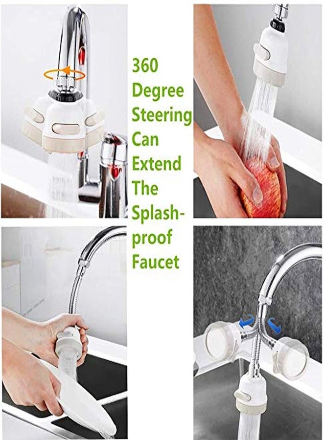 SIYANSHU 360 Degree Swivel Extension Sink Faucet Sink Aerator Flexible Faucet Sprayer Aerator Nozzle Filter Water Saving 3 Modes Adjustable Pack Of-1 - Image 5