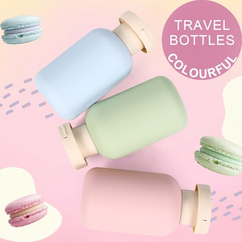 ASEVAT 3.4 oz Plastic Leak Proof Travel Bottles for Toiletries, TSA Approved Travel Size Containers, Plastic Refillable Squeeze Bottles for Shampoo, Lotion & Body Wash (3Pcs) - Image 3
