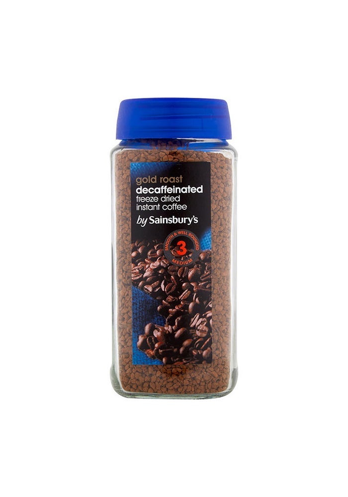 Sainsbury's Decaffeinated Instant Coffee Gold Roast - 200g
