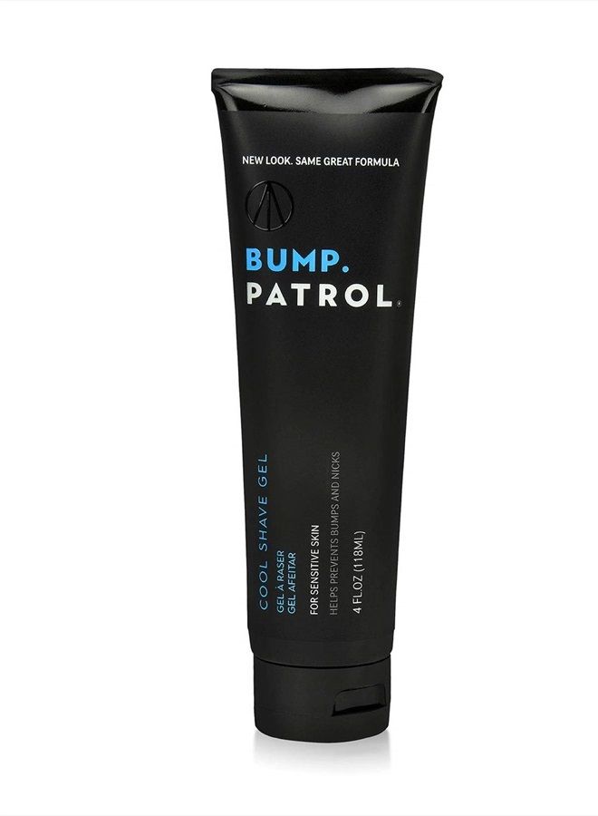 Bump Patrol Cool Shave Gel - Sensitive Clear Shaving Gel With Menthol Prevents Razor Burn, Bumps, Ingrown Hair - 4 Ounces - Image 1