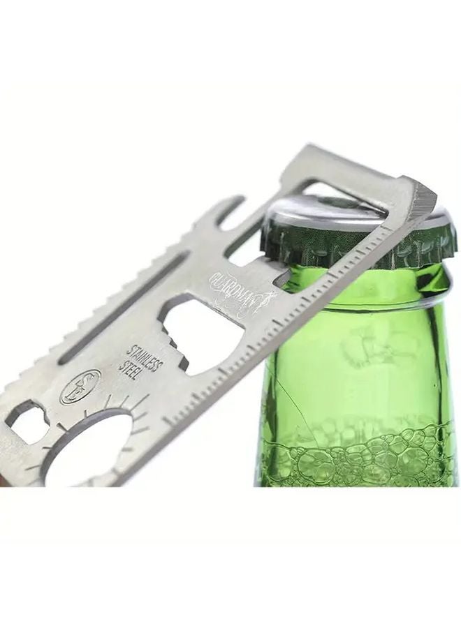 1 قطعة 11 في 1 أداة متعددة للبقاء محفظة معدات تكتيكية مع سكين فتاحة زجاجات هدية للأب للرجال - Image 3