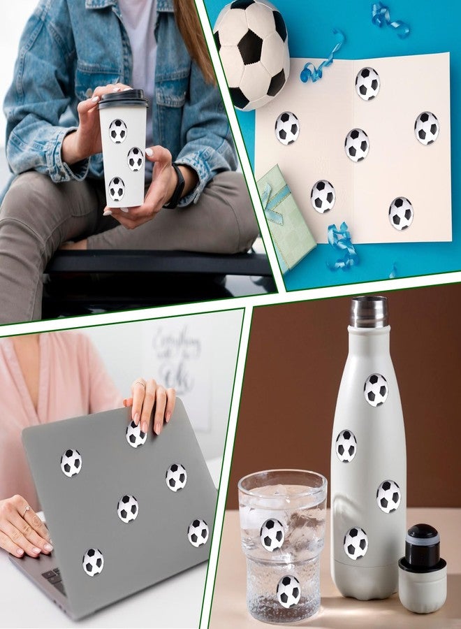 Atiloy 1200 PCS Soccer Stickers Roll Self-Adhesive Sports Ball Sticker Soccer Stickers for Crafts Scrapbooking Game Day Football Party Decorations Sports Themed Birthday Party Supplies - Image 3