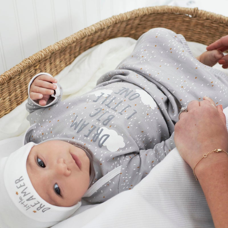 Gerber GerberUnisex Baby4-Pack Sleeper GownSheep Grey0-6 Months - Image 5