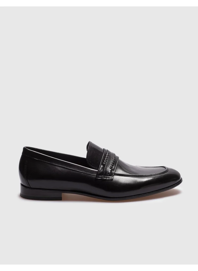 Cabani Black Belted Men's Classic Shoes