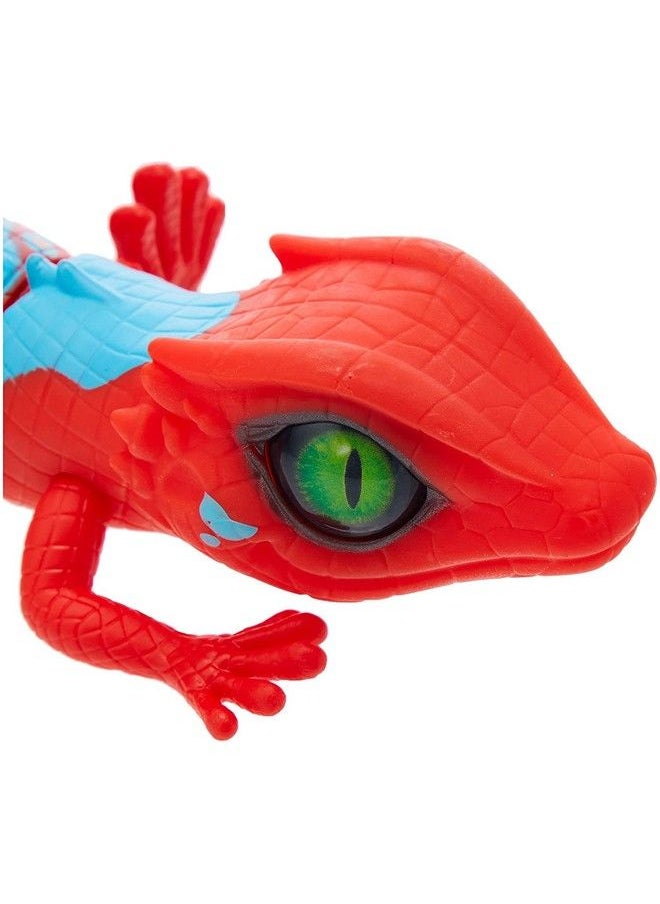 ROBO ALIVE - Lurking Lizard Series 2 Red Blue By Zuru Batterypowered Robotic Interactive Electronic Reptile Toy That Moves (Red Blue) - Image 1