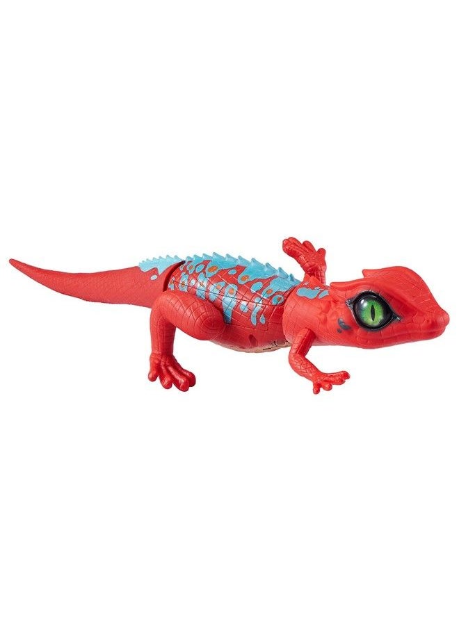 ROBO ALIVE - Lurking Lizard Series 2 Red Blue By Zuru Batterypowered Robotic Interactive Electronic Reptile Toy That Moves (Red Blue) - Image 1