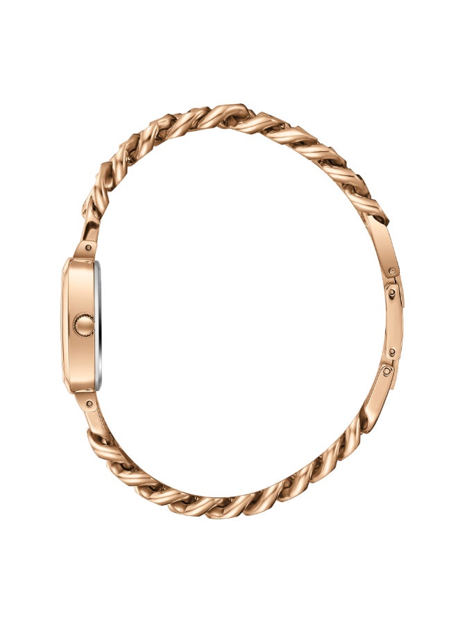 Lee Cooper ساعة يد معدنية أنالوج للنساء LC08130.420 - 22X30 مم - Image 3