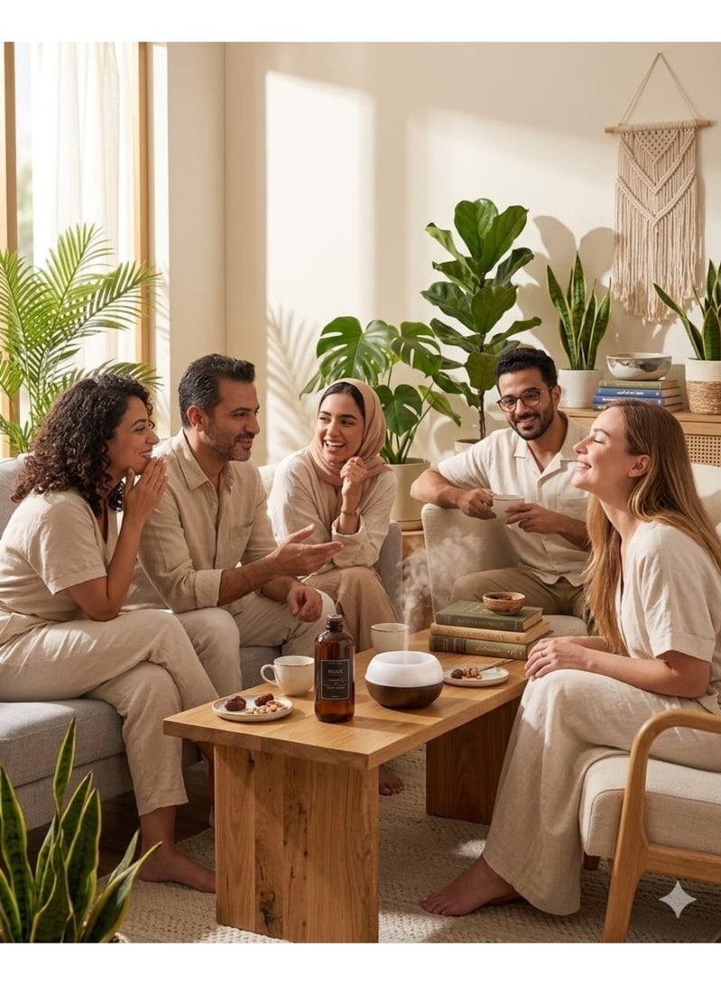 هوب زيت المسك الأبيض الفاخر العطري عبوة إعادة تعبئة (500 مل) – زيت فواحة عالي الثبات يدوم طويلاً – زيت علاج بالروائح فاخر للمنزل والمكتب – زيت عطري مركز لصناعة الشموع، الصابون والأعمال اليدوية (المسك) - Image 5