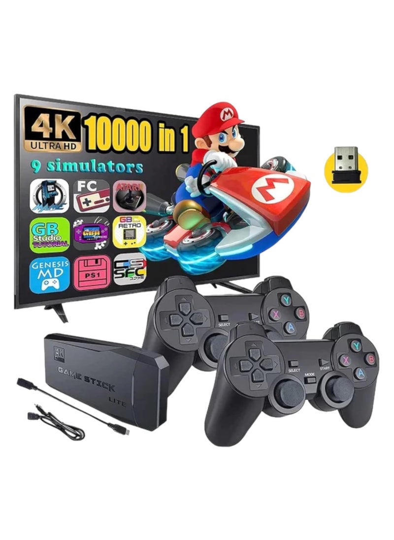 Generic - Game Stick Lite 4K Retro Console with Wireless Controllers - Image 1